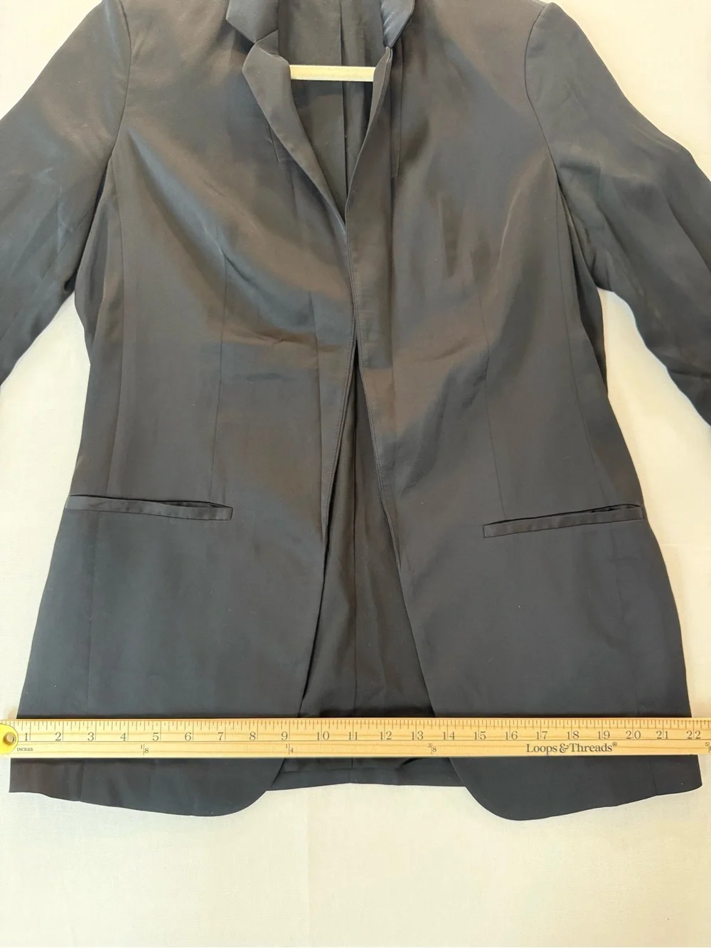 Express Black Women's Longline Blazer